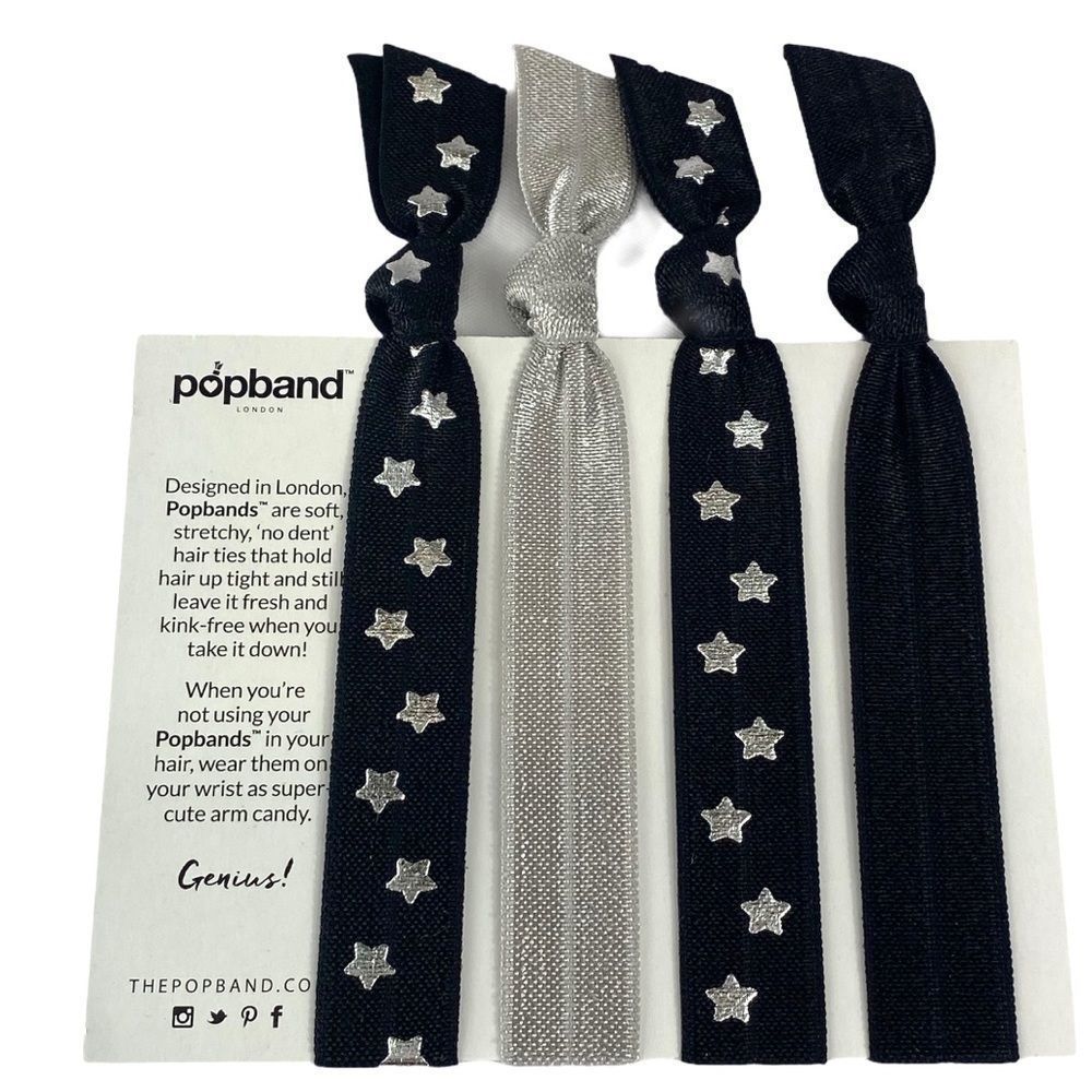 4 hair bands from Popband of London - NEW - Picture 2 of 2